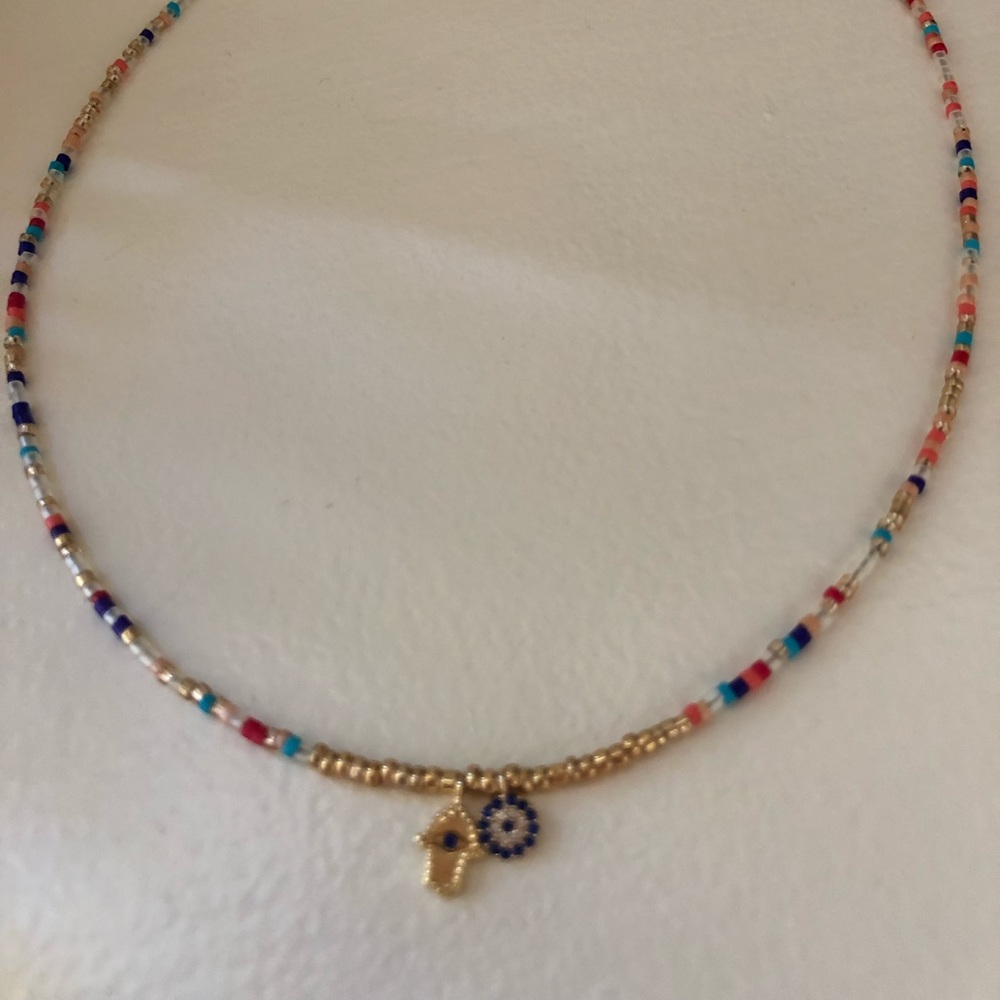 Evil Eye Hamsa Necklace